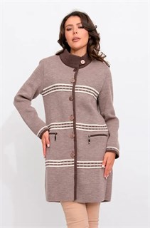 Кардиган В 1617/кофейный микс В 1617/кофейный микс