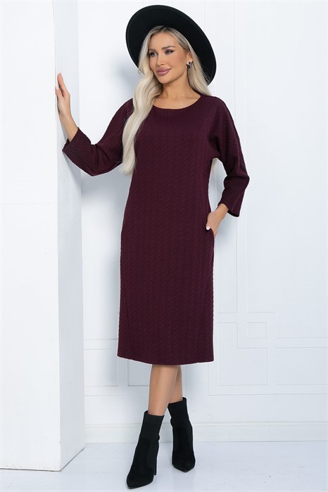 Платье Монами (сливовое) П12282-12 П12282-12 - фото 100268