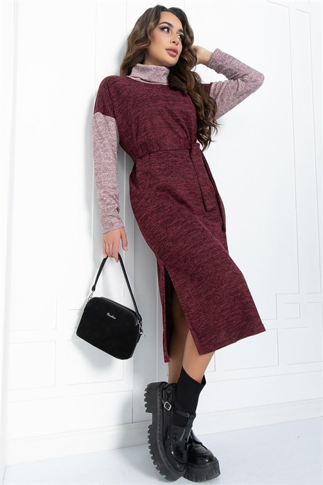 Платье Мишель (бордово-розовое) П11810 П11810 - фото 100515