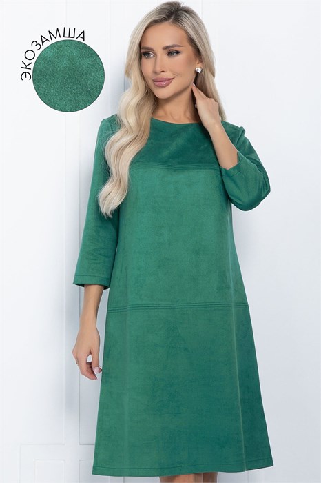 Платье Элегантная простота (зеленое) П11239 П11239 - фото 100735