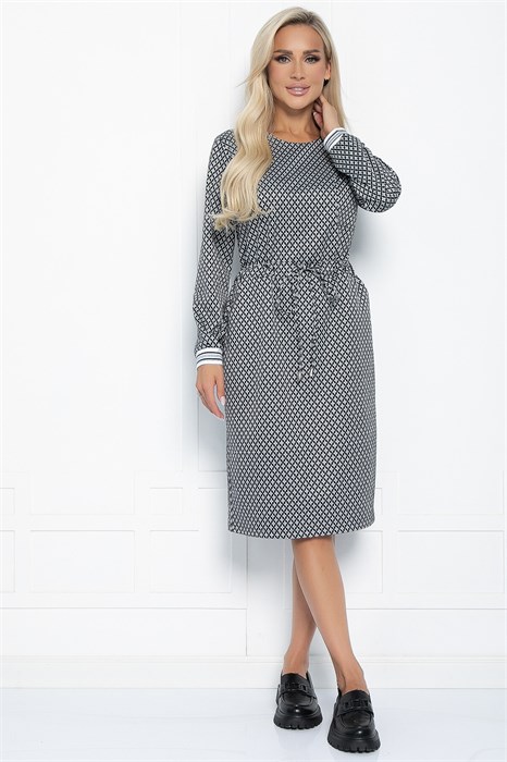 Платье Верона (черное) П11096 П11096 - фото 100955