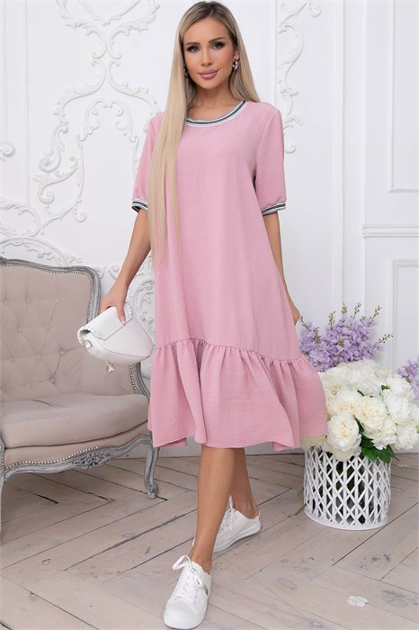 Платье "Рита" (розовое) П8916 П8916 - фото 162885