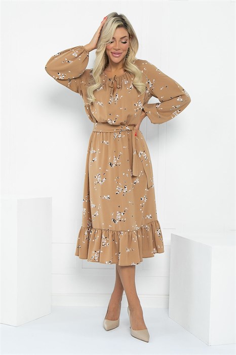 Платье Алания (бежевое) П12931-10М П12931-10М - фото 98555