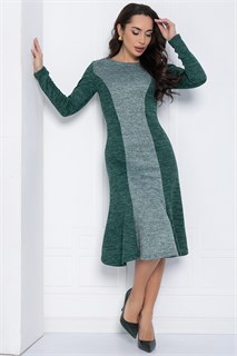 Платье Эйвери (зеленое) П12575-10 П12575-10