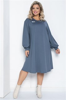 Платье Дыши модой (голубое) П12417-15 П12417-15