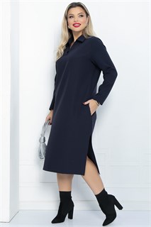 Платье Дидже (синее) П12245-37 П12245-37