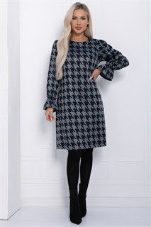 Платье Есения (серо-синее) П12272-30 П12272-30