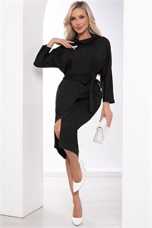 Платье Стильная Леди (черное) П11554 П11554