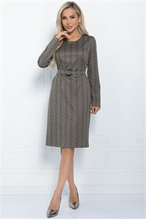 Платье Афина (серое) П11309 П11309