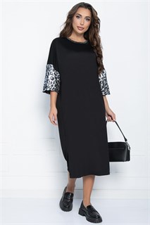 Платье Уютный шик (черное) П11148 П11148