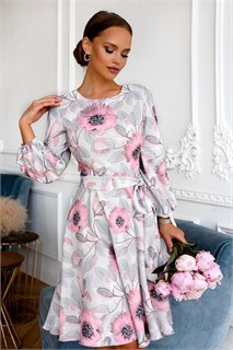 Платье Изабелла (серое) П13791-45М П13791-45М