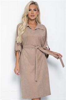 Платье Нежность осени (кофе с молоком) П11270 П11270