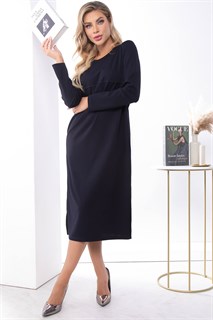 Платье "Уверенный шаг" П7265 (Темно-синее) П7265
