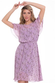 Платье Нимфа (шифон, пинк) П1359