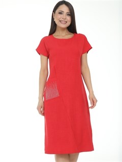 Платье Яркое лето (красный) П1399