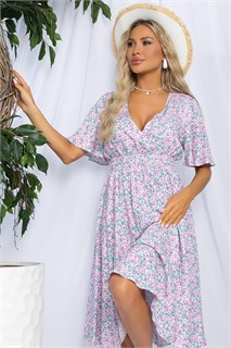 Платье Селена (розовые цветы) П13101-8М П13101-8М