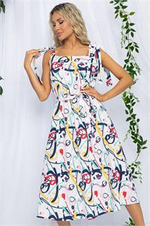 Платье Улыбка (белое) П12915-19М П12915-19М