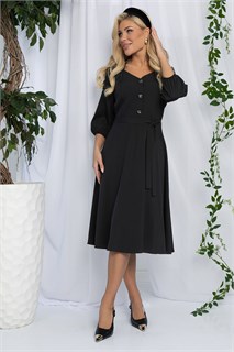 Платье Виктория (черное) П13069-3М П13069-3М