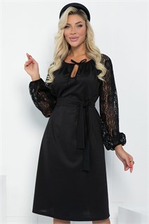 Платье Аура НЬЮ (черное) П12923-10М П12923-10М
