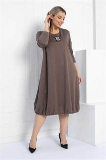 Платье Я жду тебя (кофе) П12313-15 П12313-15