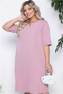 Платье с карманами Аспен (розовое) П10687 П10687