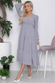 Платье Трепетное чувство (серое) П10704 П10704