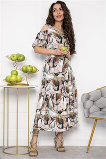 Платье Марианна (бежевое) П13594-5М П13594-5М