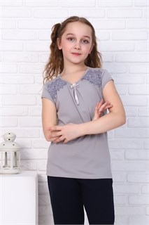 Виринея короткий рукав блузка детская 38853