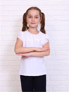 Мимоза блузка детская кор. рукав 24584