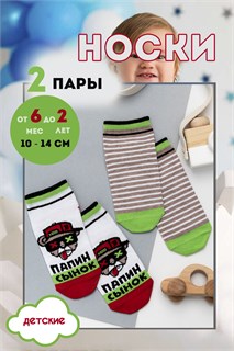 Носки Папин сынок детские 2 пары 44903