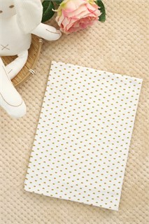 Пеленка трикотажная из кулирки 120х80 ПЛК-80/сердечки-беж 25966