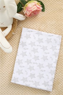 Пеленка трикотажная из кулирки 120х80 ПЛК-80/звезда-стиль 25961