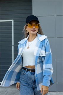 Рубашка женская в клетку РЖК-01 55193