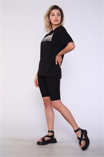 Костюм женский с велосипедками и футболкой 246а 56020