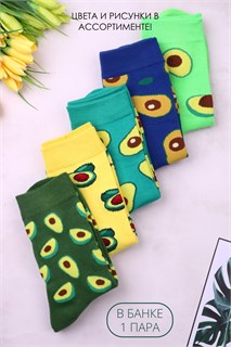 Носки женские в банке GL1709 Crazy fruit 51845