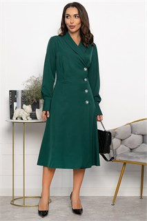 Платье Соломия (зеленое) П14215-5М П14215-5М