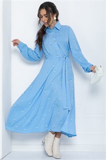 Платье Арвен (голубое) П11070 П11070