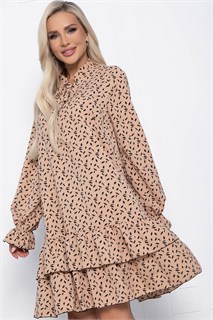 Платье Осенняя симфония (бежевое) П10936 П10936