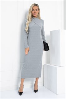 Платье Особенно прекрасна (серое) П12817-30М П12817-30М
