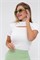 Кофта женская в рубчик с акцентным декольте 2ксL SMILE 52663 - фото 339729 Кофта женская в рубчик с акцентным декольте 2ксL SMILE 52663 - фото 339729